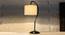 off-white cotton Curvy table lamp with Iron Base (SP01) (White) by Urban Ladder - - 