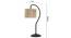 Round Bamboo Curvy Table lamp with Iron Base  (SP00) (Beige) by Urban Ladder - - 