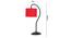 Red cotton Curvy table lamp with Iron Base (SP03) (Red) by Urban Ladder - - 
