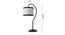 Multi cotton Curvy table lamp with Iron Base (SP07) (Grey) by Urban Ladder - - 