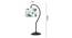Multi cotton Curvy table lamp with Iron Base (SP13) (Multi) by Urban Ladder - - 
