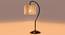 Round Bamboo Curvy Table lamp with Iron Base  (SP00) (Beige) by Urban Ladder - - 
