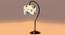 Multi cotton Curvy table lamp with Iron Base (SP13) (Multi) by Urban Ladder - - 
