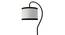 Multi cotton Curvy table lamp with Iron Base (SP07) (Grey) by Urban Ladder - - 
