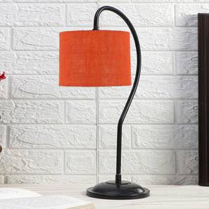 Orange Jute Curvy table lamp with Iron Base-image-47