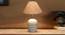 Beige Jute with  White Brushed Wood    Table Lamp (Beige) by Urban Ladder - - 