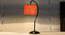 Orange Jute  Curvy table lamp with Iron Base (SP19) (Orange) by Urban Ladder - - 