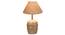 Beige Jute with  White Brushed Wood    Table Lamp (Beige) by Urban Ladder - - 