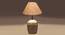 Beige Jute with  White Brushed Wood    Table Lamp (Beige) by Urban Ladder - - 