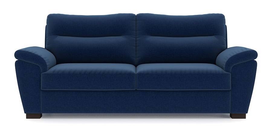 Adelaide Sofa (Cobalt Blue) (Cobalt, Fabric Sofa Material, Regular Sofa Size, Regular Sofa Type) by Urban Ladder - - 92950