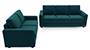 Apollo Sofa Set (Fabric Sofa Material, Compact Sofa Size, Malibu, Soft Cushion Type, Regular Sofa Type, Master Sofa Component, Regular Back Type, Regular Back Height) by Urban Ladder - - 93553