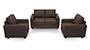 Apollo Sofa Set (Mocha, Fabric Sofa Material, Compact Sofa Size, Soft Cushion Type, Regular Sofa Type, Master Sofa Component) by Urban Ladder