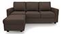 Apollo Sofa Set (Mocha, Fabric Sofa Material, Compact Sofa Size, Soft Cushion Type, Regular Sofa Type, Master Sofa Component) by Urban Ladder