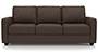 Apollo Sofa Set (Mocha, Fabric Sofa Material, Compact Sofa Size, Soft Cushion Type, Regular Sofa Type, Individual 3 Seater Sofa Component) by Urban Ladder