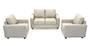 Apollo Sofa Set (Pearl, Fabric Sofa Material, Compact Sofa Size, Soft Cushion Type, Regular Sofa Type, Master Sofa Component) by Urban Ladder