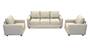 Apollo Sofa Set (Pearl, Fabric Sofa Material, Compact Sofa Size, Soft Cushion Type, Regular Sofa Type, Master Sofa Component) by Urban Ladder