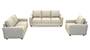 Apollo Sofa Set (Pearl, Fabric Sofa Material, Compact Sofa Size, Soft Cushion Type, Regular Sofa Type, Master Sofa Component) by Urban Ladder