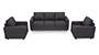 Apollo Sofa Set (Steel, Fabric Sofa Material, Compact Sofa Size, Soft Cushion Type, Regular Sofa Type, Master Sofa Component) by Urban Ladder