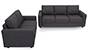 Apollo Sofa Set (Steel, Fabric Sofa Material, Compact Sofa Size, Soft Cushion Type, Regular Sofa Type, Master Sofa Component) by Urban Ladder
