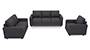 Apollo Sofa Set (Steel, Fabric Sofa Material, Compact Sofa Size, Soft Cushion Type, Regular Sofa Type, Master Sofa Component) by Urban Ladder