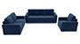 Apollo Sofa Set (Cobalt, Fabric Sofa Material, Regular Sofa Size, Soft Cushion Type, Regular Sofa Type, Master Sofa Component, Regular Back Type, Regular Back Height) by Urban Ladder - - 94098