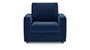 Apollo Sofa Set (Cobalt, Fabric Sofa Material, Regular Sofa Size, Soft Cushion Type, Regular Sofa Type, Individual 1 Seater Sofa Component, Regular Back Type, Regular Back Height) by Urban Ladder - - 94114
