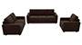 Apollo Sofa Set (Dark Earth, Fabric Sofa Material, Regular Sofa Size, Soft Cushion Type, Regular Sofa Type, Master Sofa Component, Regular Back Type, Regular Back Height) by Urban Ladder - - 94214