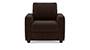 Apollo Sofa Set (Dark Earth, Fabric Sofa Material, Regular Sofa Size, Soft Cushion Type, Regular Sofa Type, Individual 1 Seater Sofa Component, Regular Back Type, Regular Back Height) by Urban Ladder - - 94228