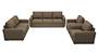 Apollo Sofa Set (Dune, Fabric Sofa Material, Regular Sofa Size, Soft Cushion Type, Regular Sofa Type, Master Sofa Component, Regular Back Type, Regular Back Height) by Urban Ladder - - 94281