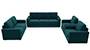Apollo Sofa Set (Fabric Sofa Material, Regular Sofa Size, Malibu, Soft Cushion Type, Regular Sofa Type, Master Sofa Component, Regular Back Type, Regular Back Height) by Urban Ladder - - 94411