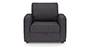 Apollo Sofa Set (Steel, Fabric Sofa Material, Regular Sofa Size, Soft Cushion Type, Regular Sofa Type, Individual 1 Seater Sofa Component) by Urban Ladder