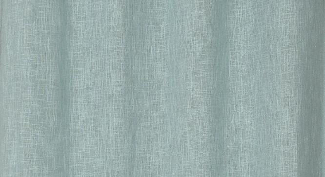 linen net Pack of 2 Sheer Door  Curtains. (Blue) by Urban Ladder - - 