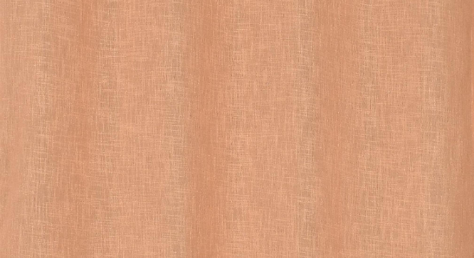 linen net Pack of 2 Sheer Door  Curtains. (Orange) by Urban Ladder - - 