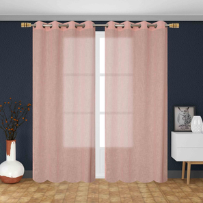 Window Curtains In Bangalore Design Pink Polyester Sheer Window Curtain