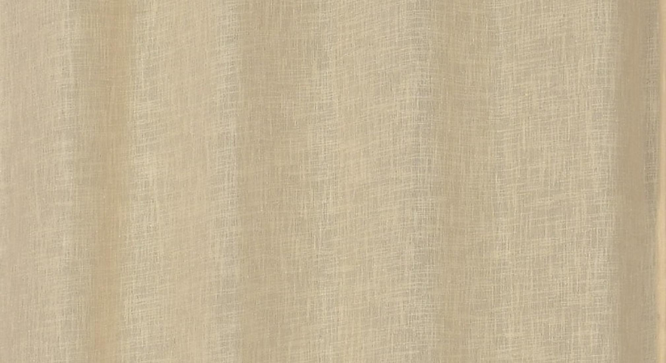 linen net Pack of 2 Sheer Door  Curtains. (Cream) by Urban Ladder - - 