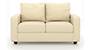 Apollo Sofa Set (Cream, Leatherette Sofa Material, Compact Sofa Size, Soft Cushion Type, Regular Sofa Type, Individual 2 Seater Sofa Component, Regular Back Type, Regular Back Height) by Urban Ladder - - 95017