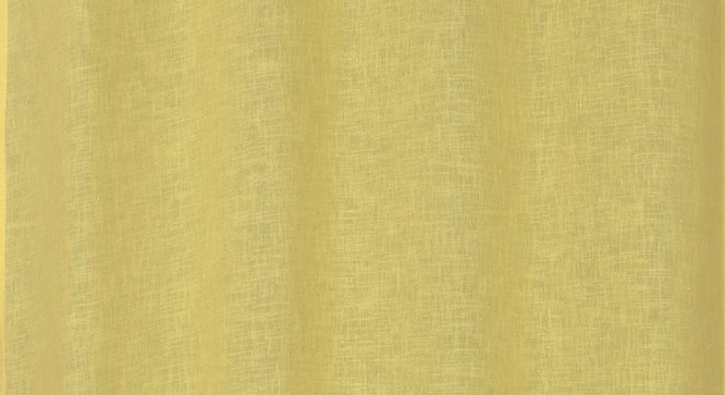 linen net Pack of 2 Sheer Door  Curtains. (Yellow) by Urban Ladder - - 