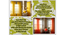 linen net Pack of 2 Sheer Door  Curtains. (Yellow) by Urban Ladder - - 
