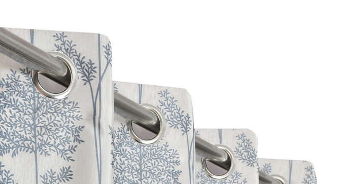 Solaris Pack of 2 Room Darkning Door Curtains (Grey) by Urban Ladder - - 