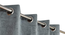 Velvet Floral Emboss Pack of 2 Blackout Window Curtains (Grey) by Urban Ladder - - 