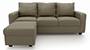 Apollo Sofa Set (Cappuccino, Leatherette Sofa Material, Compact Sofa Size, Soft Cushion Type, Regular Sofa Type, Master Sofa Component, Regular Back Type, Regular Back Height) by Urban Ladder - - 95048