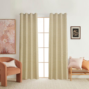 Home Linen In Pune Design White Polyester Blackout Door Curtain