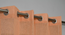 linen net Pack of 2 Sheer Door  Curtains. (Orange) by Urban Ladder - - 