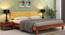 Rossi King Size Bed Without Stotage (Teak Finish, King Bed Size) by Urban Ladder - - 