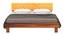 Rossi King Size Bed Without Stotage (Teak Finish, King Bed Size) by Urban Ladder - - 