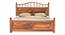 Adams Queen Size Bed Without Stotage (Teak Finish, Queen Bed Size) by Urban Ladder - - 