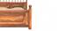 Adams Queen Size Bed Without Stotage (Teak Finish, Queen Bed Size) by Urban Ladder - - 