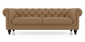 Winchester Premium Italian Leather Sofa (Ecru Italian Leather)