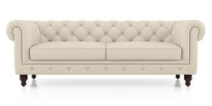 Winchester Premium Italian Leather Sofa (Creme Fraiche Italian Leather)