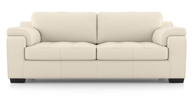 Trissino Premium Italian Leather Sofa (Creme Fraiche Italian Leather) (1-seater Custom Set - Sofas, None Standard Set - Sofas, Regular Sofa Size, Regular Sofa Type, Leather Sofa Material, Creme Fraiche Italian Leather)